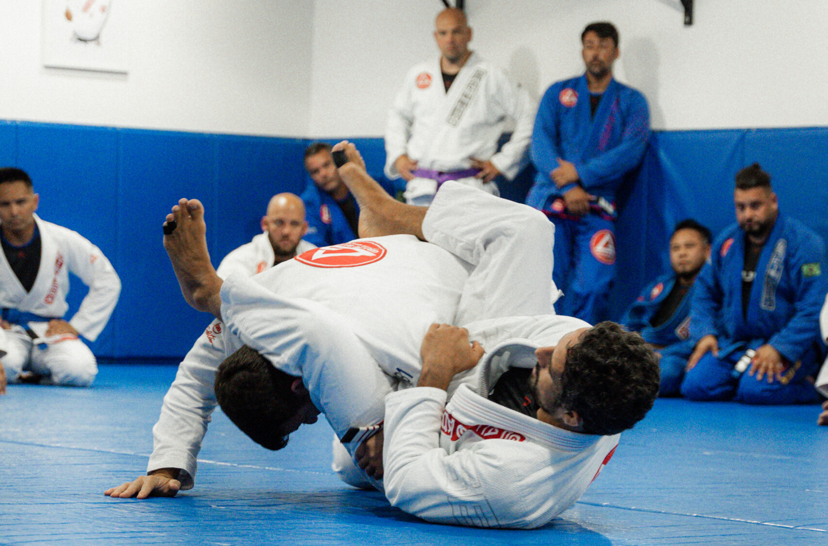 training bjj and self defense on class
